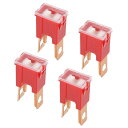 uxcell カーヒューズ プラスチック製 ブラック 自動車用ミニカートリッジヒューズ 32V 50A 4個入り