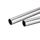 uxcell ラウンドチューブ 304ステンレス鋼 DIYクラフトモデル用 外径10 mm 壁厚さ0.2 mm 長さ300 mm 2個