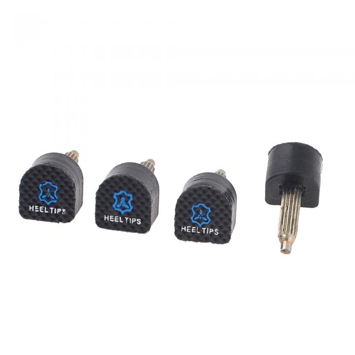 uxcell トップリフト 靴ヒール修理用釘 靴のヒント 滑り止め ハイヒール用 9mm x 8mm 4個