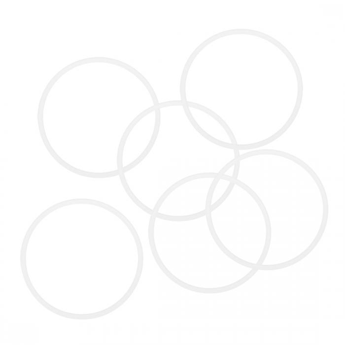 uxcell シリコンOリング 45 mm外径 41 mm内径 2 mm幅 コンプレッサーバルブパイプ修理用 VMQシールガス..