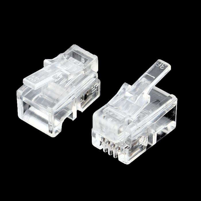 uxcell RJ104P4C コネクタ 4ピ...の紹介画像3