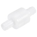 uxcell 逆止弁 一方向インラインホースコネクタ 水タンクポンプ用 POMプラスチック 直径11 mm ホワイト 2個