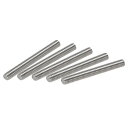 uxcell フルスレッドロッド 304ステンレス鋼 右ねじ M4-0.7ねじピッチ M4 x 30 mm 25個