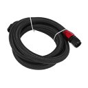 X AUTOHAUX AN10ナイロン編組ホース 160 cm 15.8 mm 燃料ライン AN10 スイベルホースエンド継手 エンドフィッティング付き ブラッ...