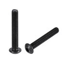 uxcell 六角穴付きボルト キャップボルト 六角ソケットボタンヘッド 304ステンレス鋼 M5x30 mm 100個入り