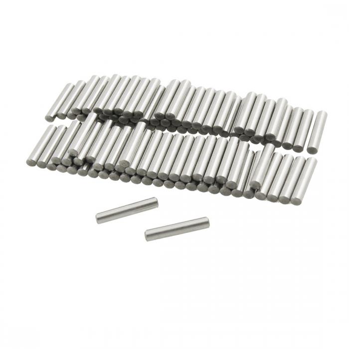 uxcell 平行ピン スーパーシャフト ステンレス鋼 位置決め 2.95mmx15.8mm 100個入り
