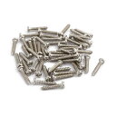 uxcell 機械ねじ ステンレススチール 十字穴 ナベ頭スクリュー 十字穴ヘッドネジ M2x10mm 50個入り