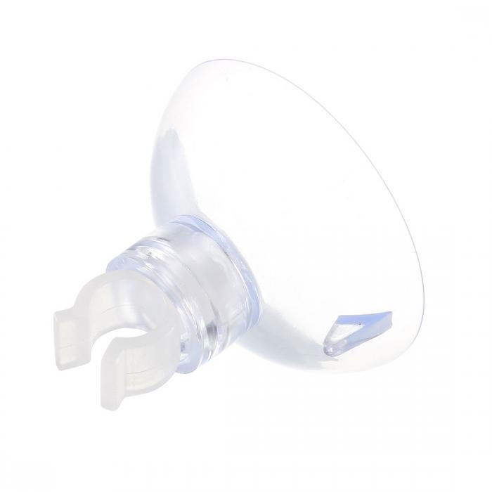 uxcell チューブホルダークランプ 水族館サクションカップクリップ サクションカップハンガー クリア 6mm 20個入り