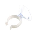 uxcell 水族館サクションカップクリップ チューブホルダークランプ サクションカップハンガー クリア 24mm 20個入り