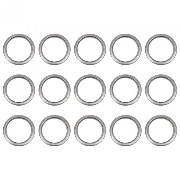 X AUTOHAUX ドレンパッキン オイルドレンパッキン M20 11126AA000 Subaruに対応 シルバートーン 15個入り