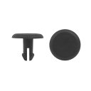 uxcell クリップ リベット ファスナー プラスチック 4mm穴径 13 x 14mm 50個入り