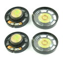 uxcell マグネットスピーカー 磁石スピーカー インターホン プラスチックシェル 8 Ohm 0.25W 29mm 4個入り