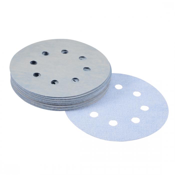 uxcell サンディングディスク 紙やすり サンドペーパー 8穴あき 外径125mm 5000グリット 20枚入