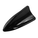 uxcell 車の装飾アンテナ ブラック プラスチック シャークフィンの設計 アンテナ装飾品 自動車用