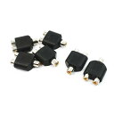 uxcell RCAジャックスプリッタ F/ F ストレート メス to メス 3ポート アダプター 6個入り(2)