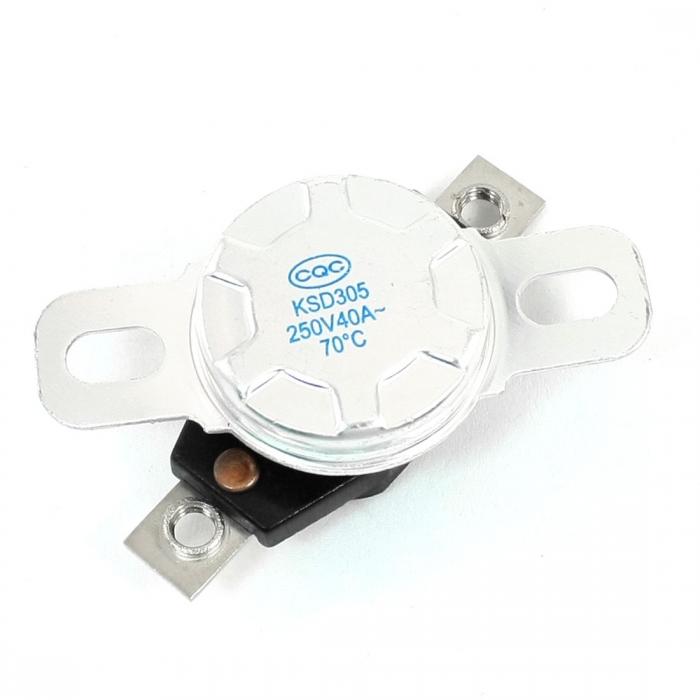 uxcell ٥å Ĵ᥹å⥹å ޥ륹å 70C NC 4ԥϤ KSD305 40A 250V A...