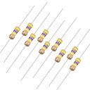 uxcell 炭素膜抵抗器 100個入り アキシャル リード 470kΩ0.25W 5%許容差 4色バンド(4)