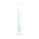 uxcell メスシリンダー 液量計 試験管 化学測定用 両面 メトリックマーキング 六角ベース プラスチック クリア 100ml