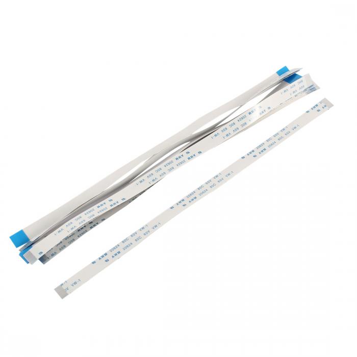 uxcell 柔軟フラットケーブル データケーブル 20本入 14ピン ホワイト Aタイプ