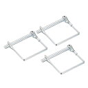 uxcell シャフトロックピン 6mm x 60mm カプラーピン 広場農場トレーラーワゴンローンガーデン用 3個(4)