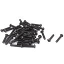 uxcell 六角穴付きネジ M2x10mm 10.9合金鋼 ボタンヘッド 機械ボルト 50個入り(4)