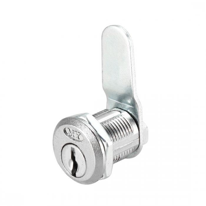 uxcell カムロック 20mmシリンダー長 48mm X 2mmカムナットオンロック 別のキー付き