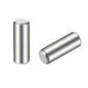 uxcell ダボピン?304ステンレス鋼?円筒棚サポートピン固定要素?シルバートーン?15個 5mm x 14mm