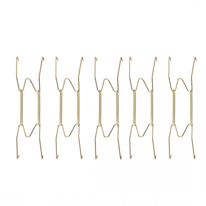 uxcell uxcell プレートハンガー?亜鉛メッキ 隠し壁の装飾?チッププロテクター付き フック 25cm