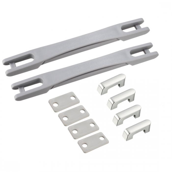 uxcell スーツケースケース用 ラゲッジハンドルストラップグリップ 交換 グレー 2個