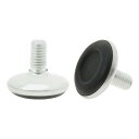 uxcell レベリングフット M8 x 15 x 30mm レベリングフィート 調節可能 レベラー フロアプロテクター 家具用 デスク テーブル チェア脚用 ...