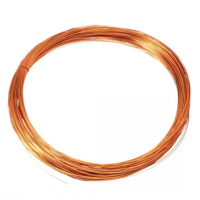 uxcell エナメル銅線 巻線コイル マグネットワイヤー 直径0.17mm 長さ15M トランスイ ...