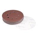 uxcell サンディングディスク 紙やすり サンドペーパー 8穴あき 外径125mm 1200グリット フロッキングサンドペーパー 20枚入