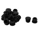 uxcell パイプキャップ チューブインサートプロテクター 16mm OD プラスチック ラウンド 18個 内径13-15mm