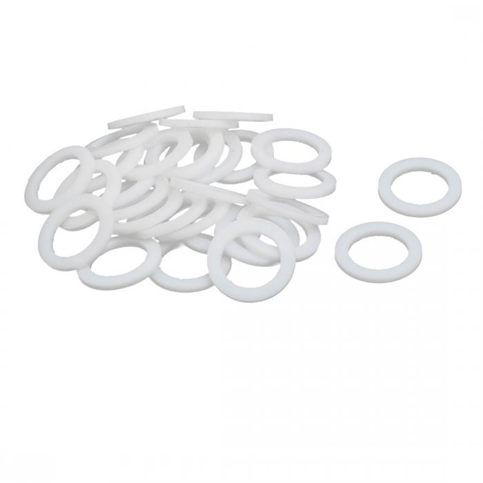 uxcell եåȥå㡼 󥰥å PTFE 22 mm 15 mm 2 mm ظѥ ۡ ۥ磻 30ѥå