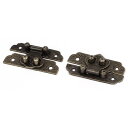 uxcell 掛け金 アンティークスタイルラッチ キャビネット家具 ハードウェア 48 x25mm ブロンズ材質 レトロスタイル 木製チェスト