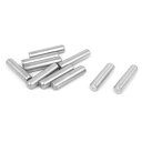 uxcell ノックピン 5mmx22mm 304ステンレス鋼 平行ピン シルバートーン10個入り