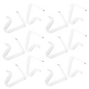 uxcell テーブルクロスクリップ テーブルクロス止め テーブルクロスストッパー プラスチック 3.5~5cm天板対応 クリア しっかり 滑り止め 12個