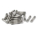 uxcell ダブルエンドねじスタッド歯棒 ダブルエンドボルト 両端ねじ M8x35mm 304ステンレス鋼 シルバートーン 20本入り(4)