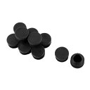 uxcell 家具の足カバー 丸いチューブインサーキャップ 椅子 机レッグ 19mm ダイヤメーター プラスチック