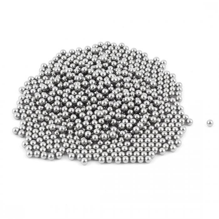 uxcell スチールボールベアリング スチール材質 スペアパーツ シルバートーン 750個入り