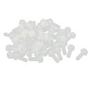 uxcell 十字穴付 ネジ マシンネジ M3 x 8mm ナイロン6/6 スクリューツール 50個(4)