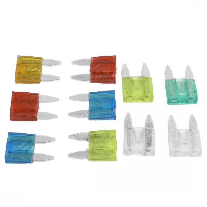 uxcell 平型ヒューズ 多色 ATC自動車用 車ブレードヒューズ 5A 10A 15A 20A 25A 30A 10個入り