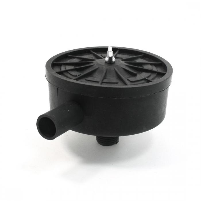 uxcell 空気圧縮機 フィルター 19mm サイレンサー マフラー ブラックカラー