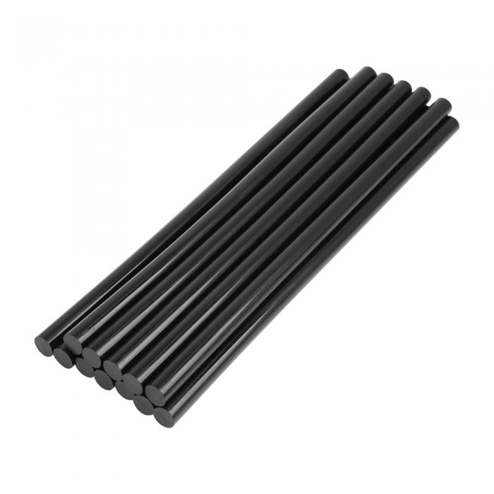 uxcell ホットグルースティック カーホットメルトスティック 11X270mm ブラック 12本