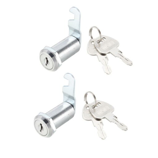 uxcell タンブラーカムロック セキュアロック 家具 引き出し No.1カム付き 異なるなキー 35 mmシリンダー長さ フィット28 mm最大厚さのパネル 2個 uxcell タンブラーカムロック セキュアロック 家具 引き出し No.1カム付き 異なるなキー 35 mmシリンダー長さ フィット28 mm最大厚さのパネル 2個
