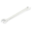 uxcell フレアナットレンチ スパナ ダブルエンド 13mm x 14mm メタル(2)