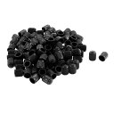 uxcell バルブキャップ タイヤバルブキャップ プラスチック 13mm x 10mm ステムキャップ 100個入り
