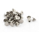 uxcell ネジポスト ベルトバックル バインディングボルト レザーファスナー 適用穴径5 mm メスM5×10mm 15セット