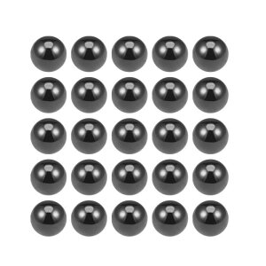 uxcell セラミックベアリングボール?6.35 mm3.17 mm1.58 mm4.76 mm0.8 mm3.9 mm?Si3N4窒化ケイ素ボール?G5 Precision 1/8 "(25個)