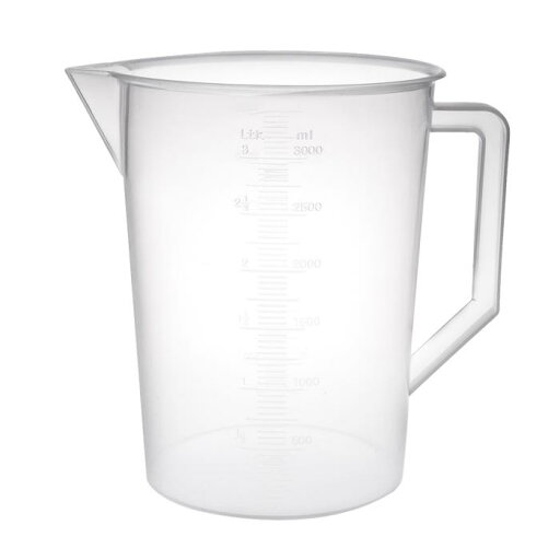 uxcell 測定カップ ビーカー ラボ用 透明 ホワイト PP プラスチック ハンドル付ビーカー 目盛り付 3000ml uxcell 測定カップ ビーカー ラボ用 透明 ホワイト PP プラスチック ハンドル付ビーカー 目盛り付 3000ml